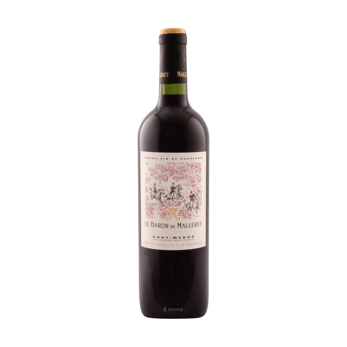 BARON DE MALLERET - ROUGE - HAUT-MEDOC - 2019 - FRONTIGNAN (75 CL)