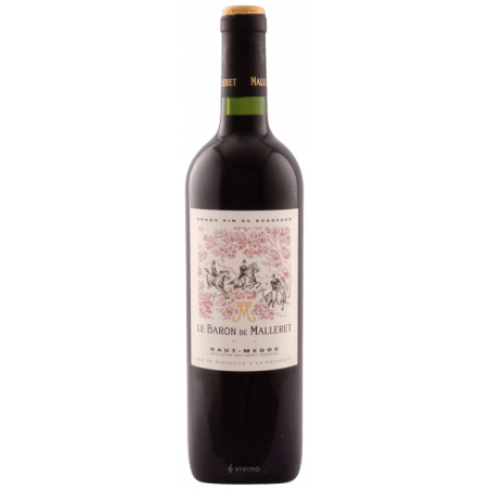 BARON DE MALLERET - ROUGE - HAUT-MEDOC - 2019 - FRONTIGNAN (75 CL)