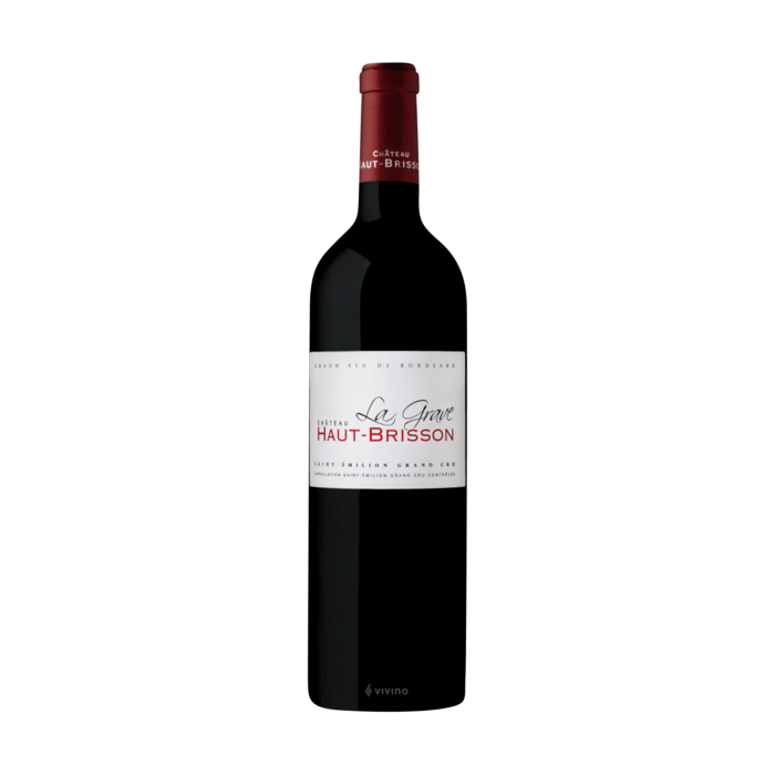 CHÂTEAU HAUT-BRISSON « LA GRAVE » - ROUGE - SAINT-EMILION GRAND CRU AOC - 2018 - FRONTIGNAN (75 CL)