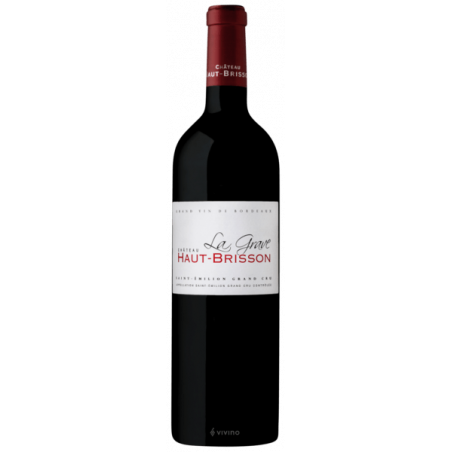 CHÂTEAU HAUT-BRISSON « LA GRAVE » - ROUGE - SAINT-EMILION GRAND CRU AOC - 2018 - FRONTIGNAN (75 CL)