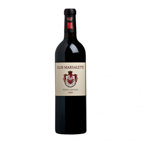 CLOS MARSALETTE - ROUGE - PESSAC LEOGNAN ROUGE AOC - 2014 - FRONTIGNAN (75 CL)