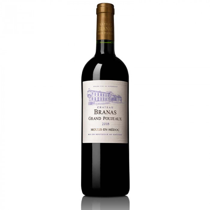 CHÂTEAU BRANAS GRAND POUJEAUX - ROUGE - MOULIS - 2018 - FRONTIGNAN (75 CL)