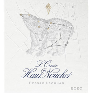 L'Ourse de Haut Nouchet - Pessac Leognan rouge - 2020 - 75 cl- 33 + 3 Bouteilles offertes