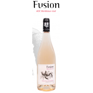 FUSION  - ROSE  - AOC BORDEAUX ROSE - 75 cl