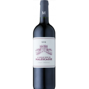 LE MOULIN ROSE - CHÂTEAU MALESCASSE - CRU BOURGEOIS - AOP Haut Médoc - 75 CL - 2019